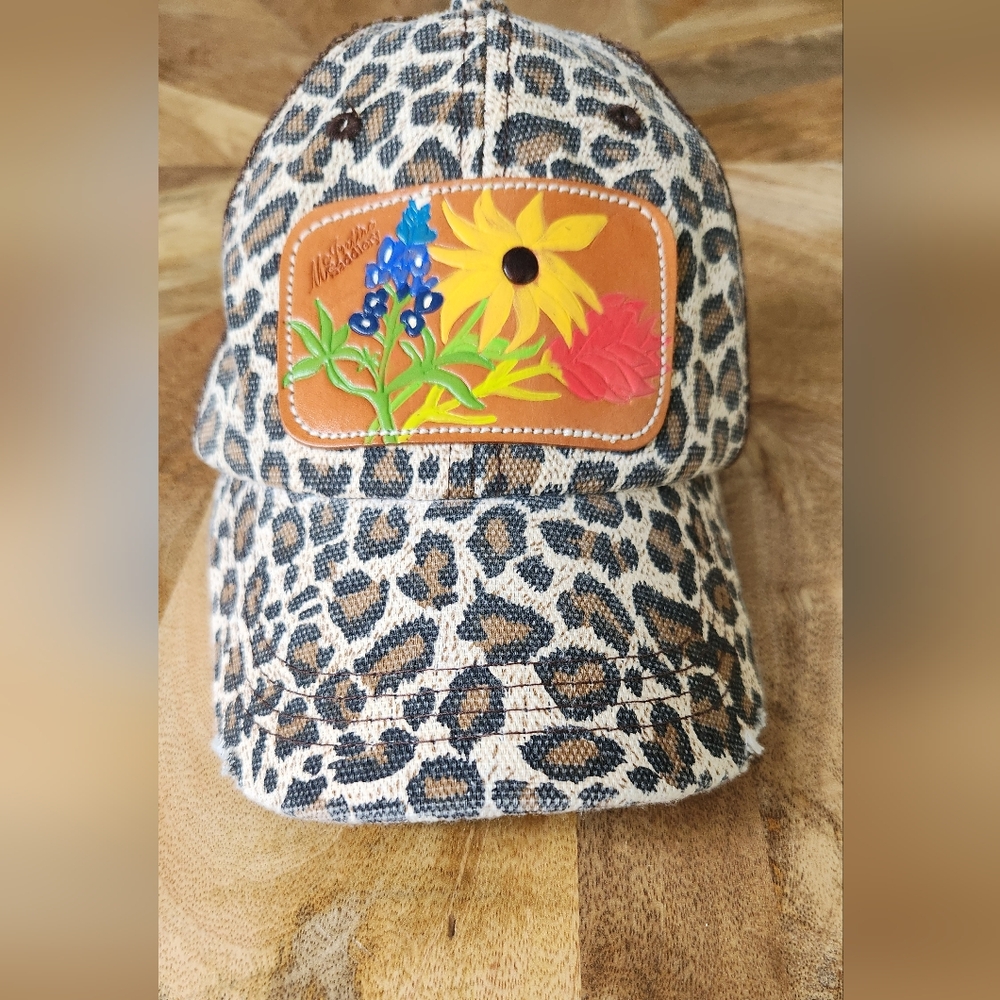 McIntire Saddlery Brown Cheetah Trucker Hat